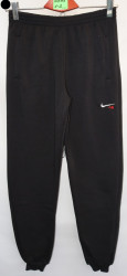 Спортивные штаны мужские на флисе (black) оптом 18263970 N2-31