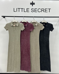 Сукні жіночі (бордовий) оптом -- 