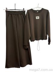 Спортивный костюм, Steysi оптом 010-1 brown