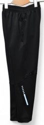 Спортивные штаны детские ALE EDITION (мальчик) (черный) оптом 56043218 А-2406-15