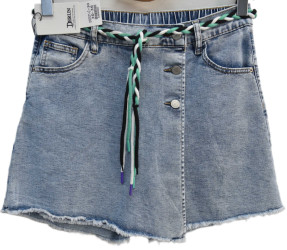 Шорты джинсовые женские DERUN БАТАЛ оптом 58627319 7071-60