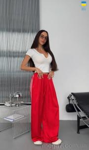 Брюки, Akulova оптом 421 червоні