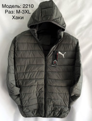 Куртки демисезонные мужские (хаки) оптом 37824195 2210-14