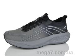 Кроссовки, Restime оптом AML26711 black-grey