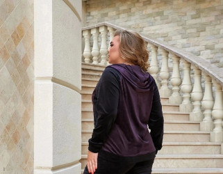 Спортивні кофти жіночі БАТАЛ оптом Alena Golosnaya