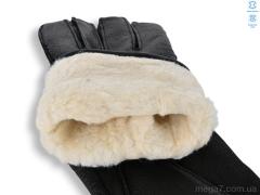 Перчатки, Королева оптом BM0533AМ шкіра оленя хутро black