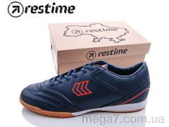 Футбольная обувь, Restime оптом DMB19703 navy-r.orange