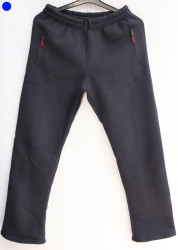 Спортивные штаны мужские на флисе (dark blue) оптом 38957426 09-50
