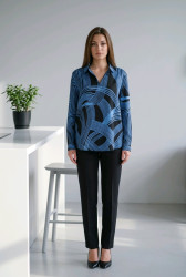 Блузки женские БАТАЛ оптом 63425791 779-27