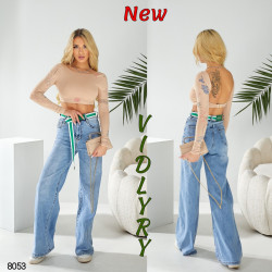 Джинсы ПАЛАЦЦО женские оптом 35492701 8053