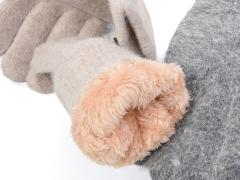 Перчатки, Королева оптом 7103 ангора хутро mix