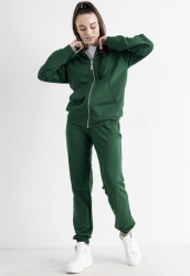 Спортивные костюмы женские БАТАЛ (зеленый) оптом 85312607 305-37