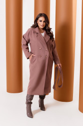 Пальто жіночі БАТАЛ оптом BELUZA