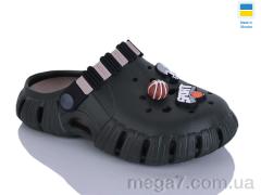 Кроксы, DeMur оптом 6012 зелений-корич.