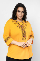 Лонгсливы женские БАТАЛ оптом 72015934 569-28