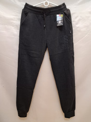 Спортивные штаны мужские на флисе (gray) оптом 85692407 6029-23