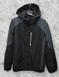 Куртки демисезонные мужские БАТАЛ (серый) оптом 08713659 1314-37