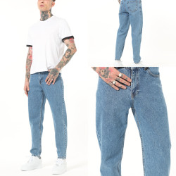 Джинси чоловічі I8DENIM оптом THREE BLACK  