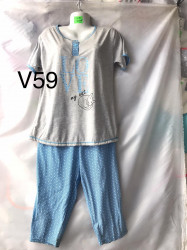 Ночные пижамы женские оптом 58179603 V59-28