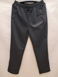 Спортивные штаны мужские БАТАЛ  (серый) оптом 80761529 1006-23