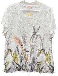 Футболки женские БАТАЛ оптом 40763921 8203-9