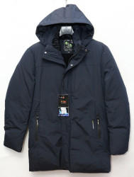 Куртки зимние мужские (темно синий) оптом 49016825 Y18-207