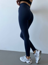 Лосини жіночі (темно-синій) оптом 