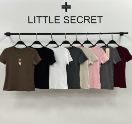 Футболки женские (светло-серый) оптом 30596714 500079-275