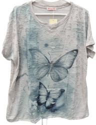 Футболки женские БАТАЛ оптом 94621385 8206-1