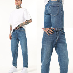 Джинси чоловічі I8DENIM оптом THREE BLACK  