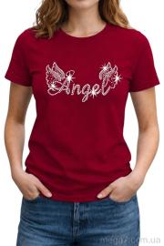 Футболка, Riza оптом 259 бордовий