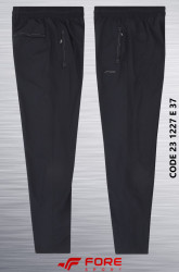 Спортивные штаны мужские MF БАТАЛ (черный) оптом 76423801 MF23 1227 E 37-13