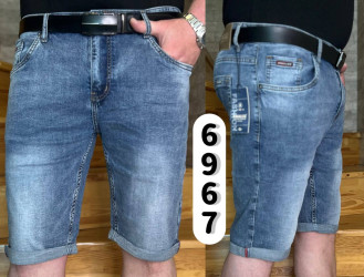 Шорты джинсовые мужские PAGALEE оптом 71856324 6967-16