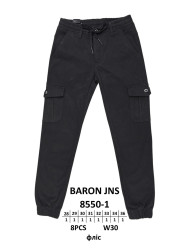 Джинсы мужские на флисе BARONJNS оптом 20451896 8550-1-226