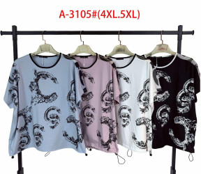 Футболки женские БАТАЛ оптом 35418927 А-3105-63