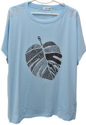 Футболки женские БАТАЛ оптом 64018259 1527-172