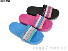 Шлепки, Super Gear оптом Super Gear Jibukang  08926B mix