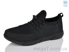 Кроссовки, STT оптом 05 black текстиль