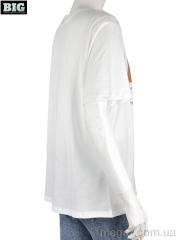 Футболка, BIG оптом --- 4049-02-2 white
