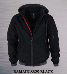 Куртки демисезонные мужские REMAIN БАТАЛ (черный) оптом 60345871 8329-33