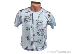 Футболка, TurkishBrend оптом C005 св.блакитний