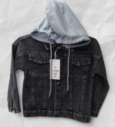 Куртки джинсовые подростковые YGBB (серый) оптом 06129538 ZH0320-239