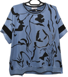 Футболки женские БАТАЛ оптом 50167924 756-110