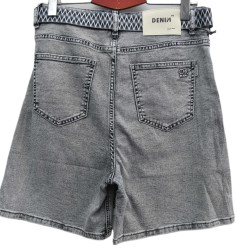 Шорты джинсовые женские DERUN БАТАЛ оптом 64802951 7077-162