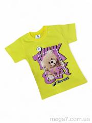 Футболка, Kids-modnik оптом 0117-1 жовтий