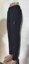 Спортивные штаны женские (черный) оптом 74290361 02-8