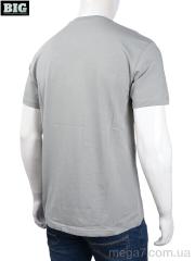 Футболка, BIG оптом 3707-0078-2 grey