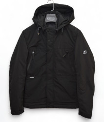 Куртки демисезонные мужские (черный) оптом 71408926 JK131-18