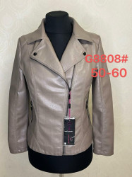 Куртки кожзам женские БАТАЛ оптом 83091764 G8808-6