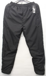 Спортивные штаны мужские на флисе (черный) оптом 83029164 229-1